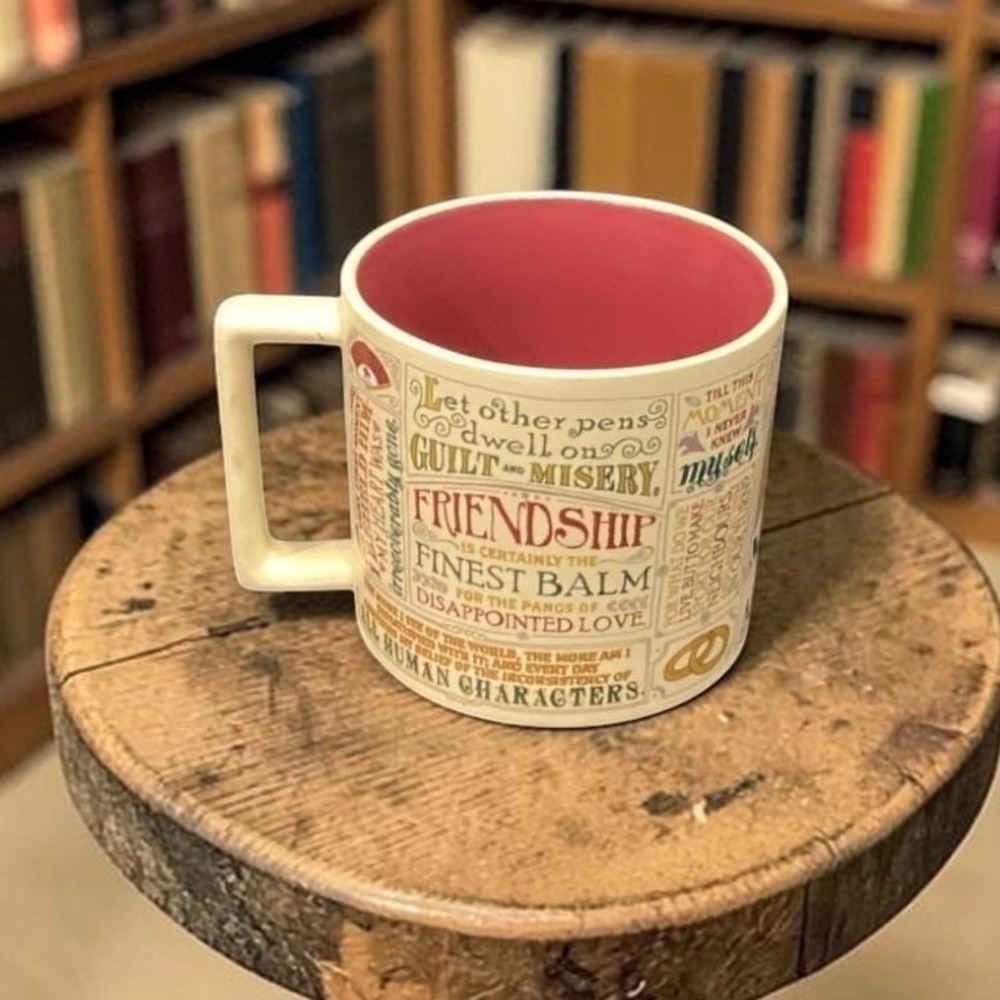 The Unemployed Philosophers Guild Jane Austen Quotes Coffee Cup #4869, Drinkware